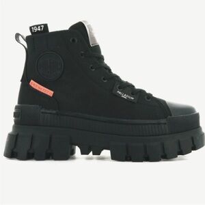 Palladium Black High-Top Platform Boots